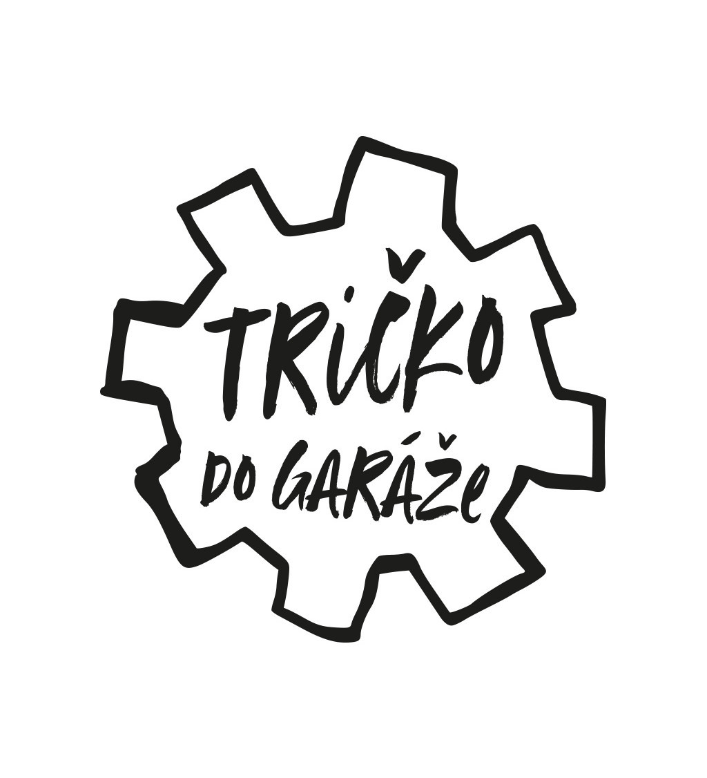 Nažehlovací nápis Tričko do garáže