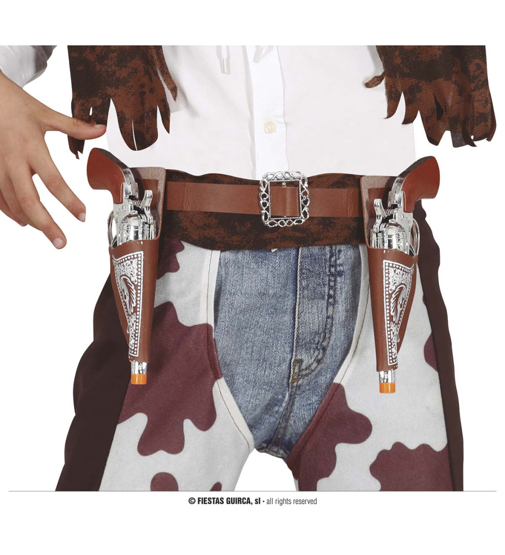 Dvě pouzdra s kovbojskými pistolemi