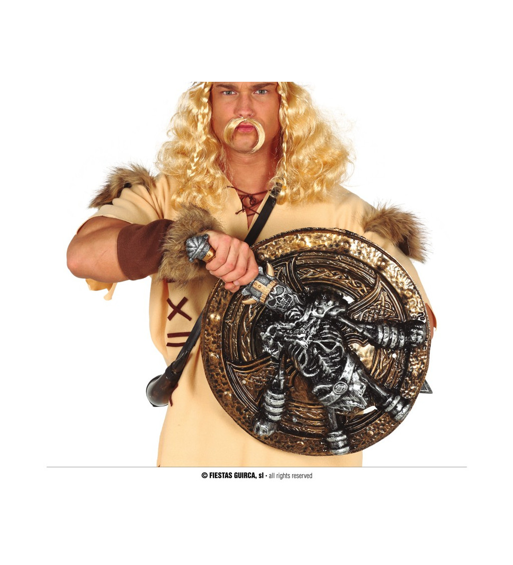 Vikingský štít s mečem – sada