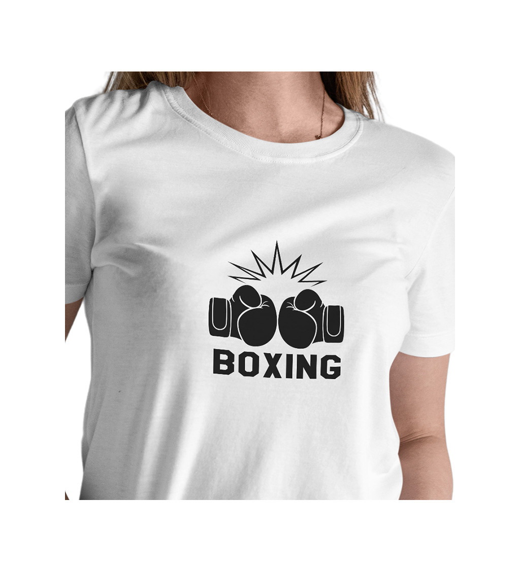 Dámské tričko bílé Boxing XS