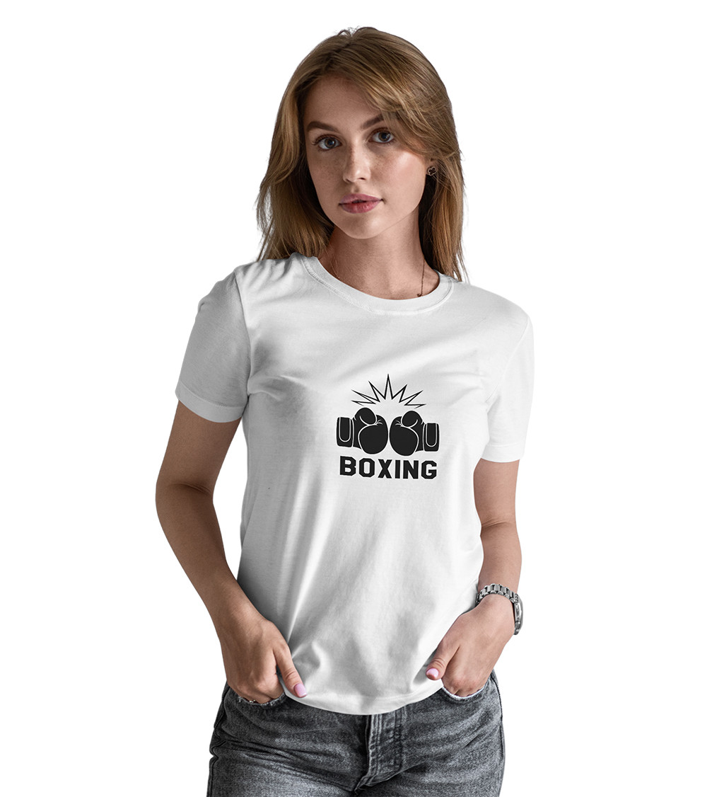 Dámské tričko bílé Boxing XS