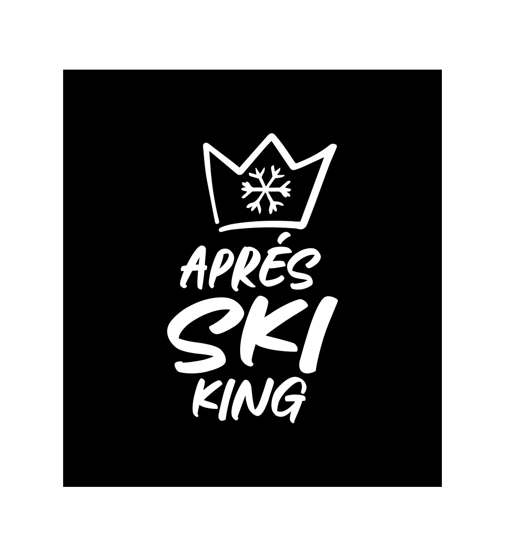 Pánské tričko černé Aprés ski king S