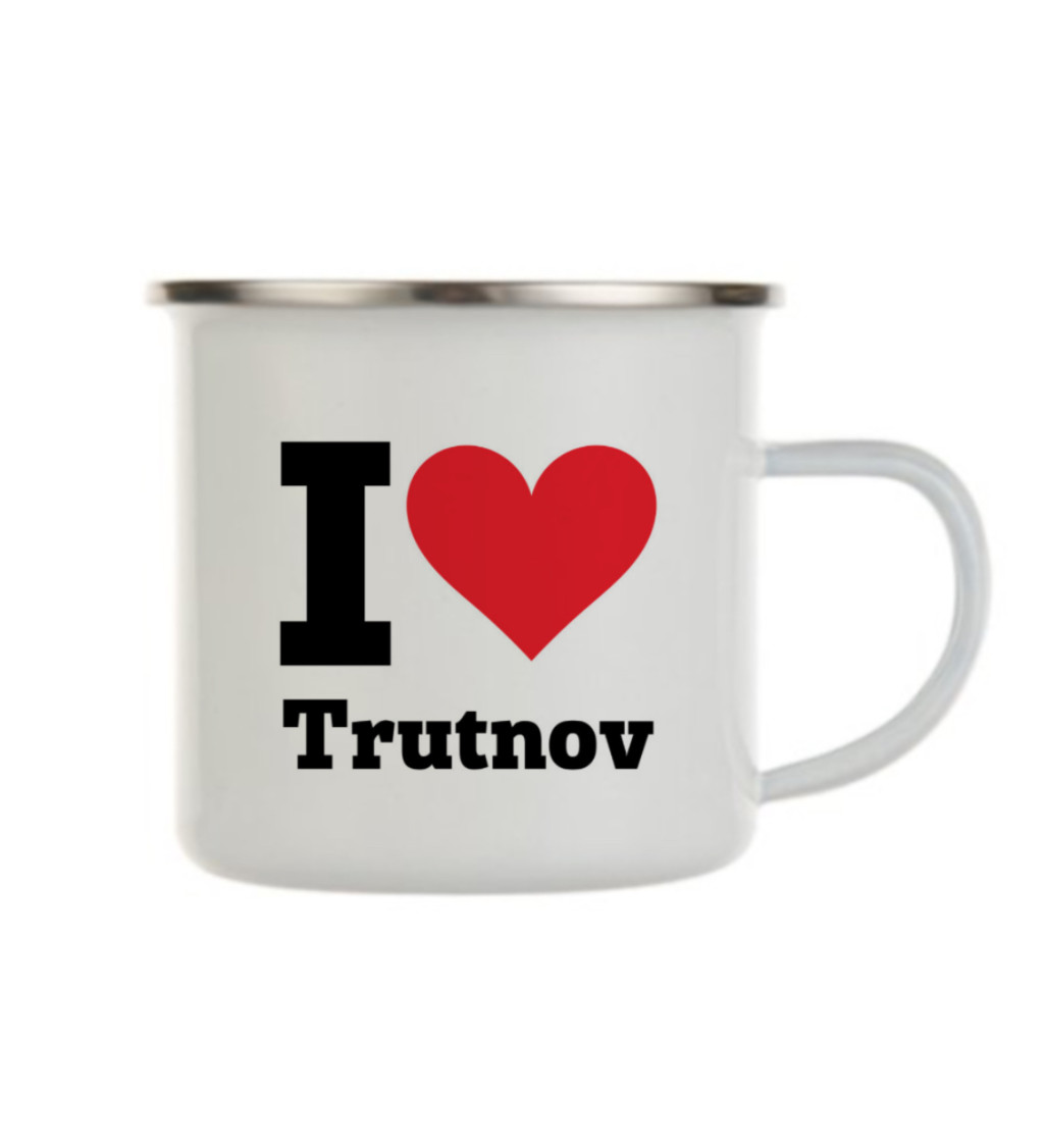 Plecháček bílý I love Trutnov