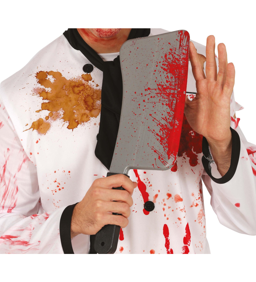 Halloweenský nůž s krví