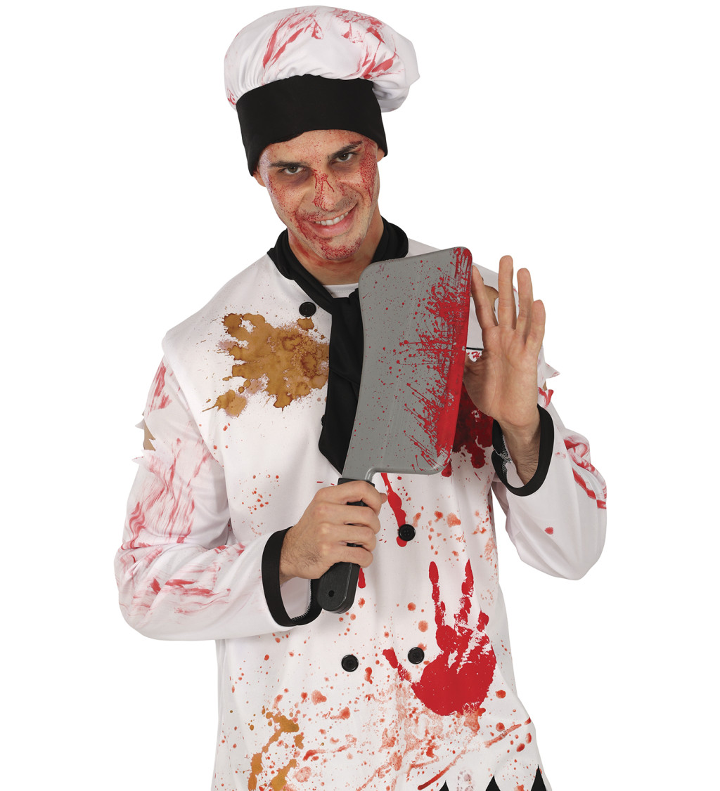 Halloweenský nůž s krví