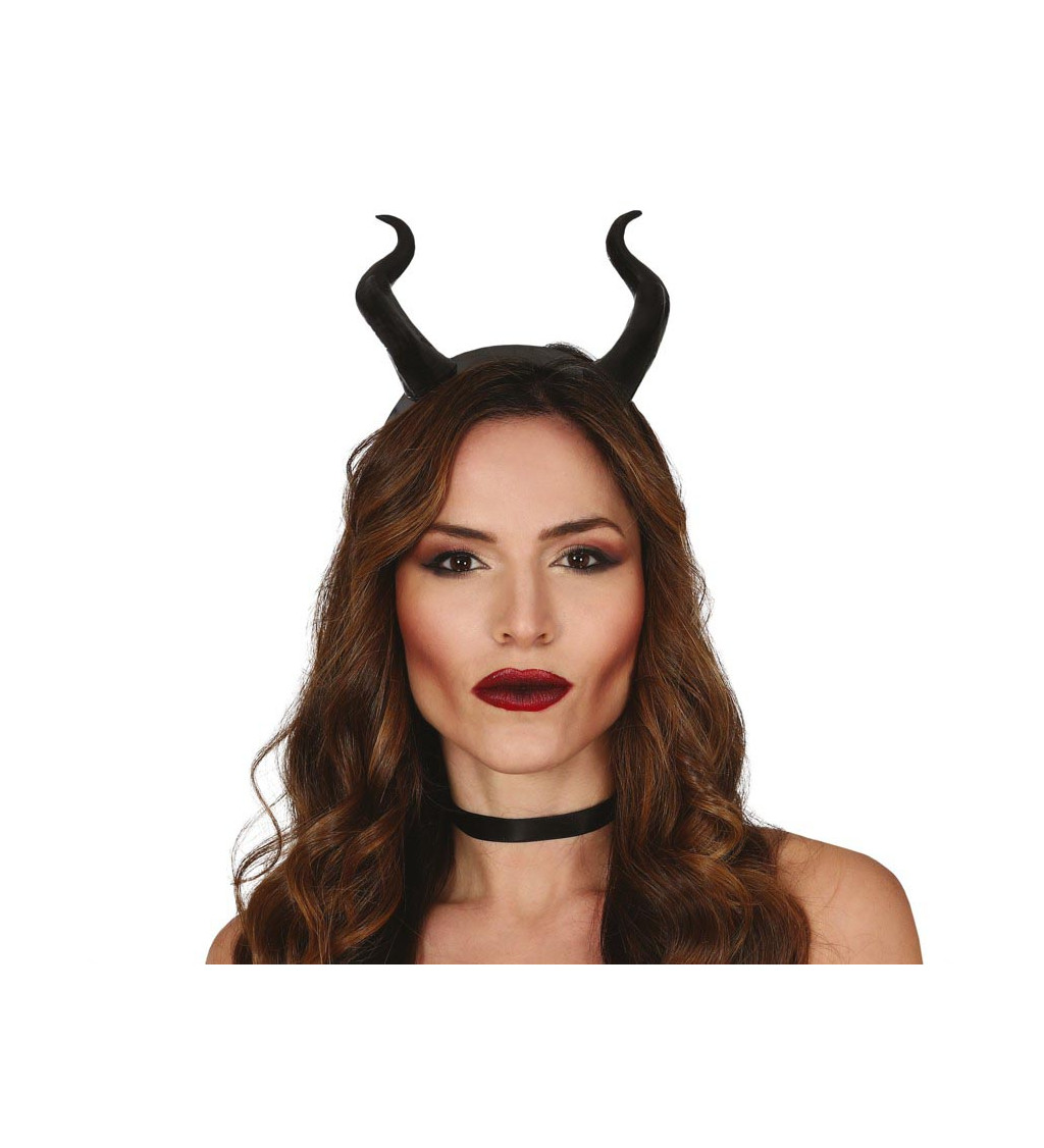 Démonické rohy – černé