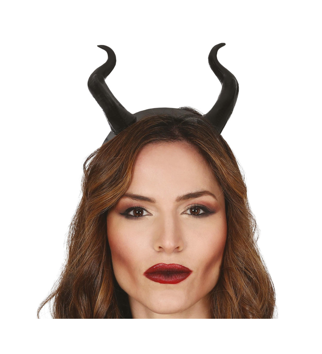 Démonické rohy – černé