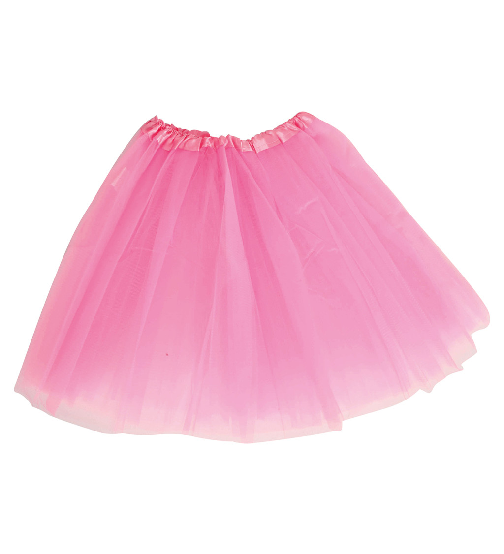Růžová tutu sukně
