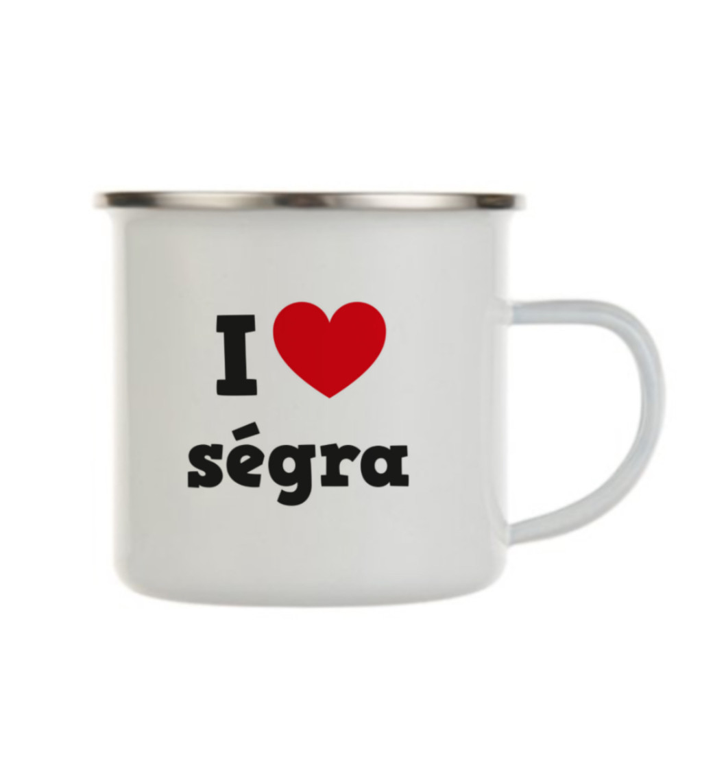 Plecháček bílý I love ségra