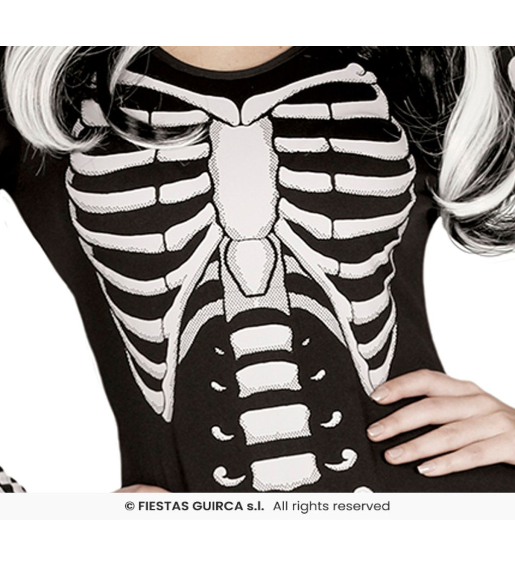 Dámský kostým: Kostlivec