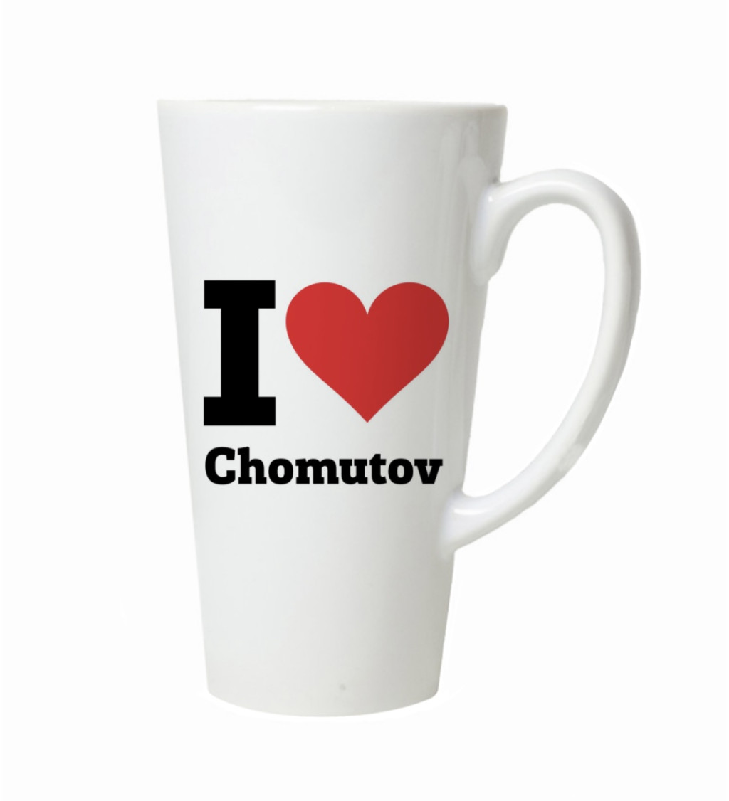 Latte hrnek I love Chomutov