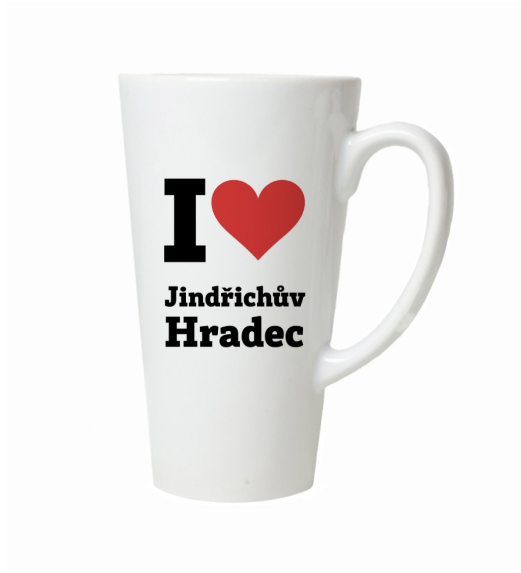 Latte hrnek I love Jindřichův Hradec