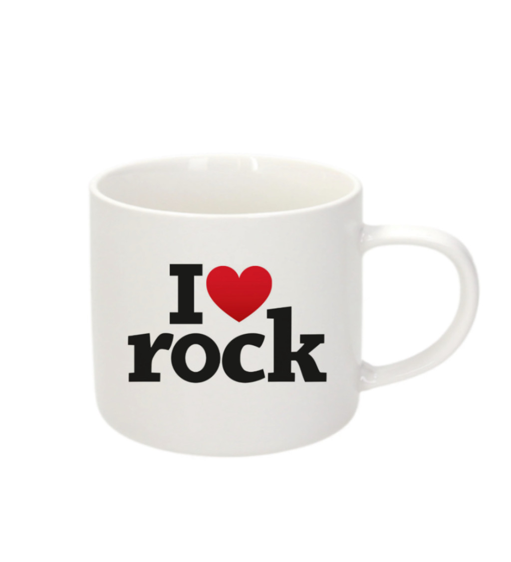 Espresso hrnek I love rock