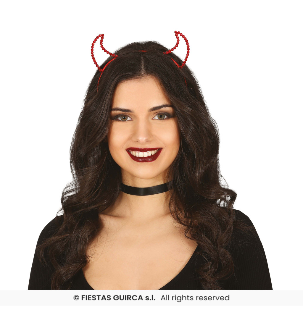 Démonické rohy s kamínky