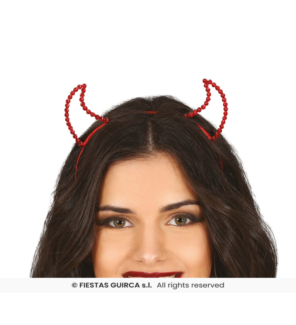 Démonické rohy s kamínky