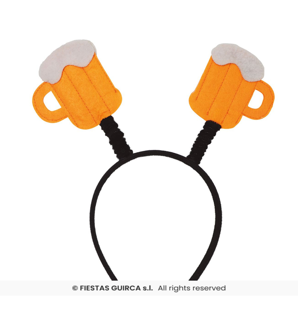 Čelenka s motivem piva