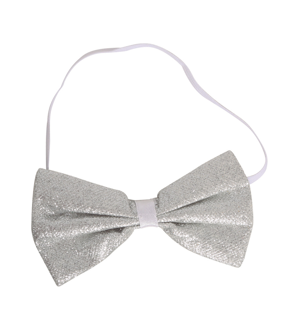 Stříbrný společenský motýlek