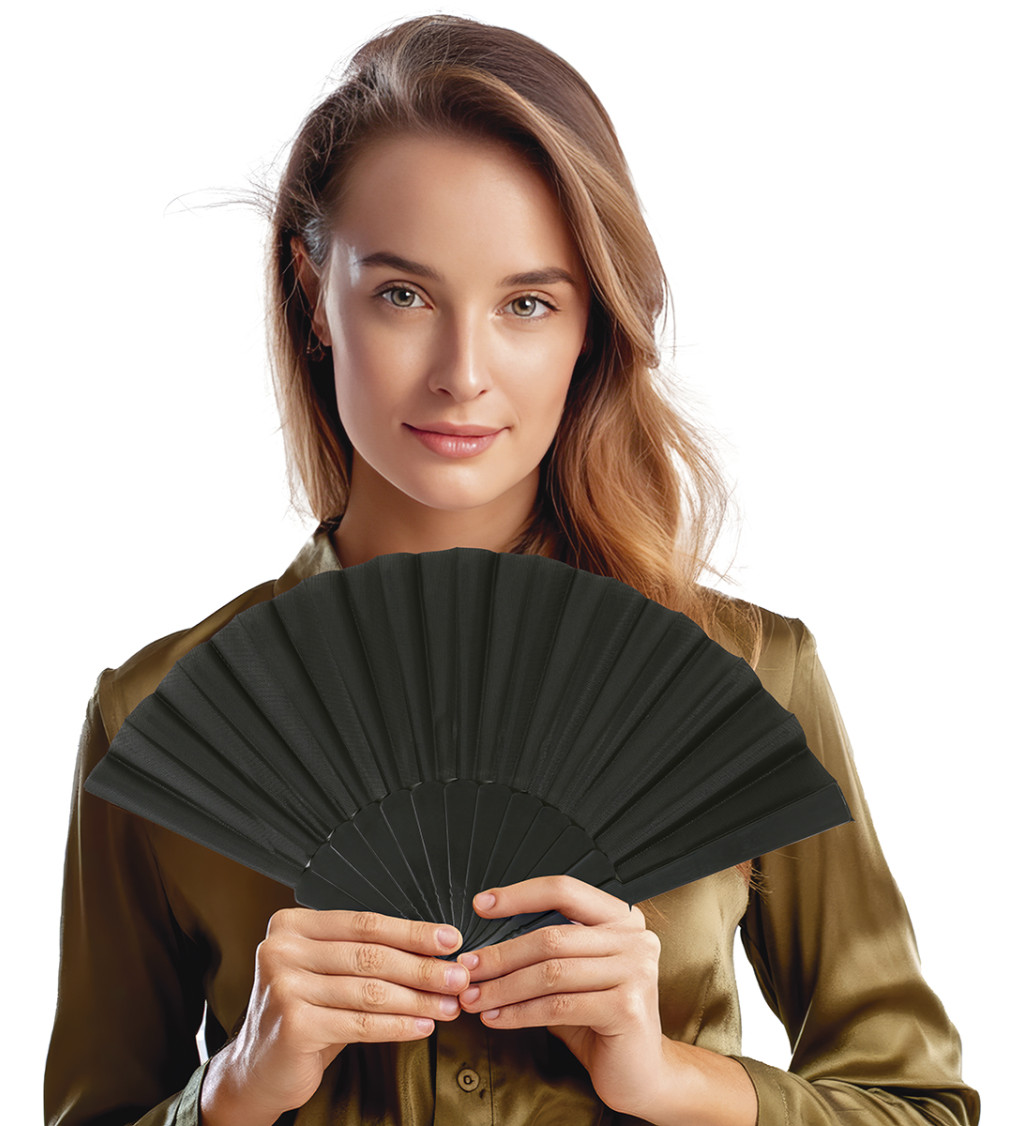 Elegantní vějíř – černý