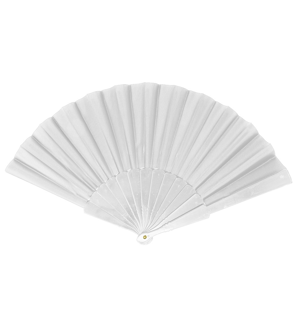 Elegantní vějíř – bílý