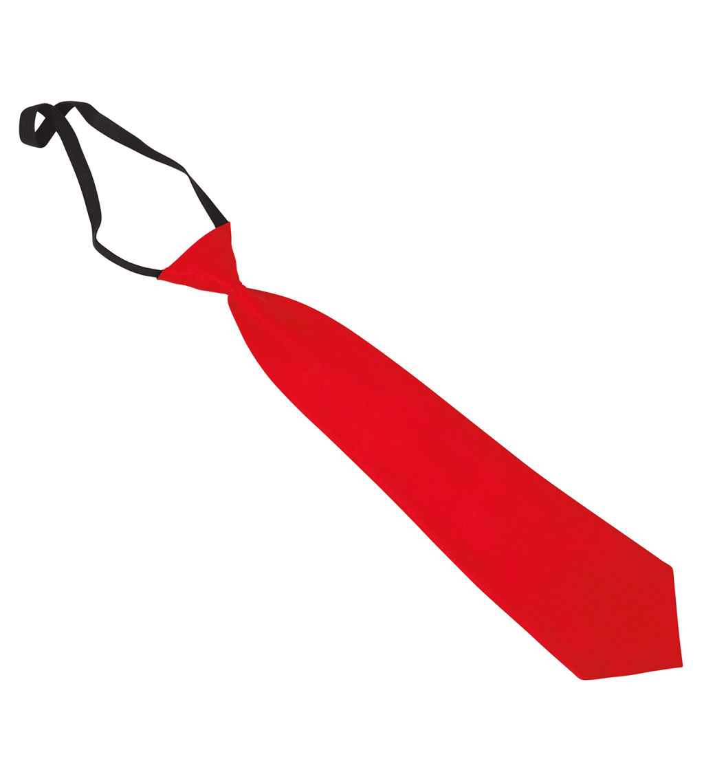 Červená společenská kravata