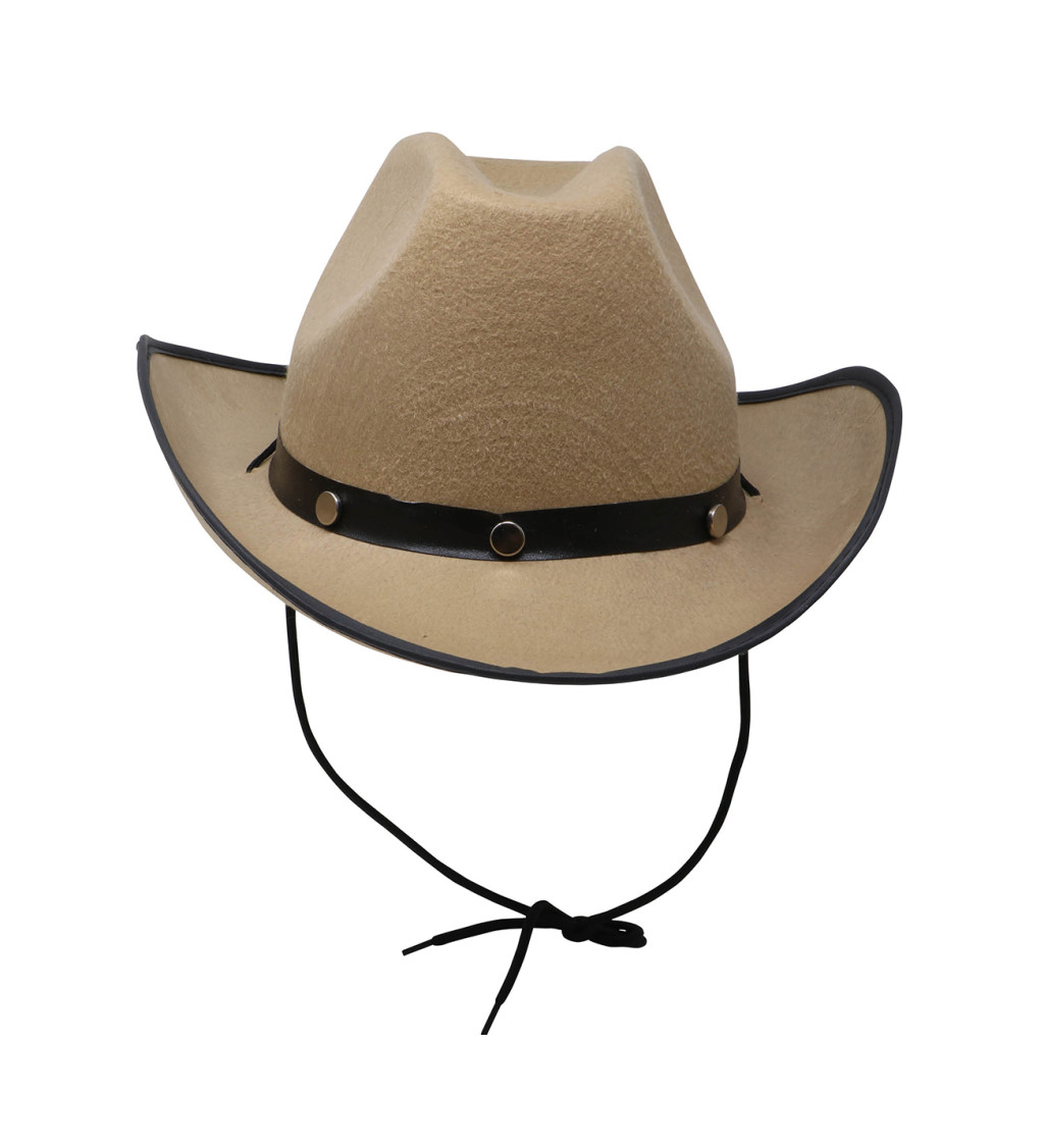 Kovbojský klobouk světle hnědý