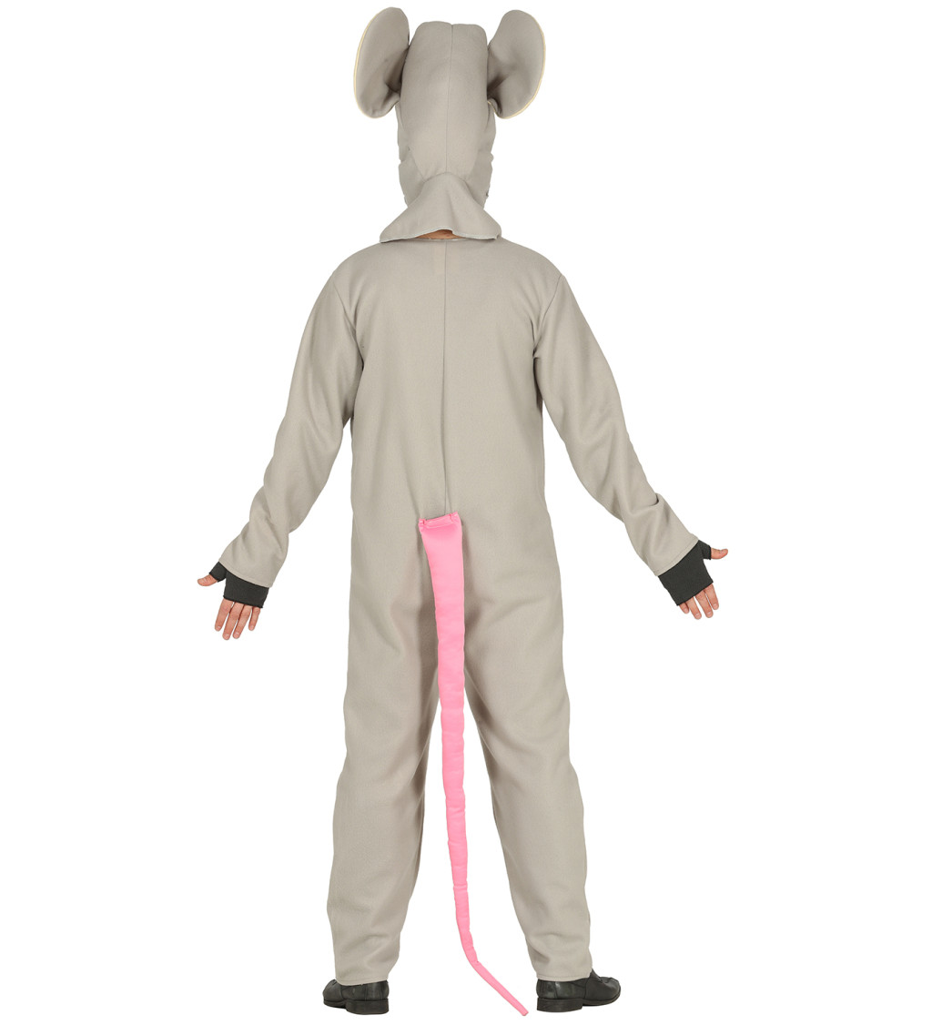 Pánský kostým Myš: Overal s kapucí