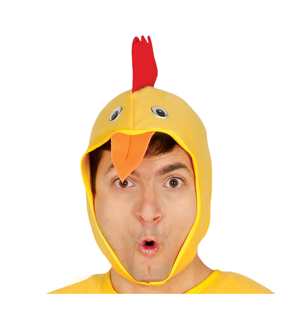 Pánský kostým Kuře: Overal s kapucí a návleky