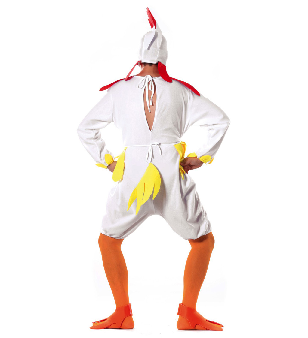 Pánský kostým Kuře: Overal s doplňky