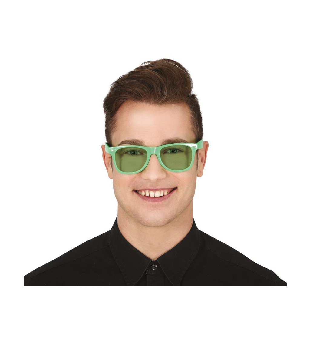 Brýle – zelená skla