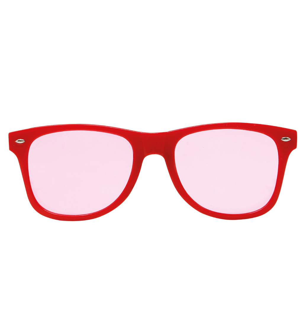 Brýle – červená skla