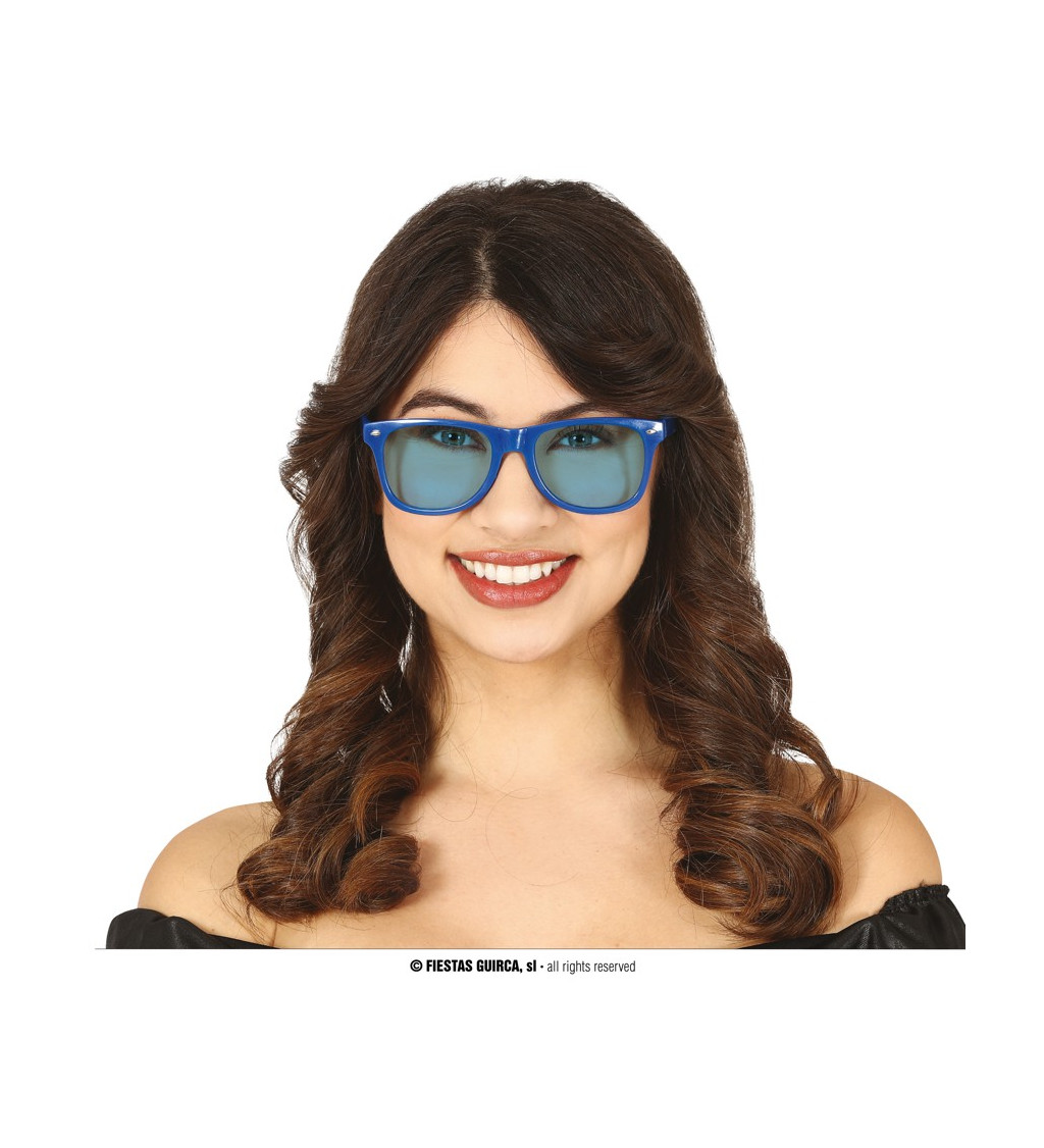 Brýle – modrá skla