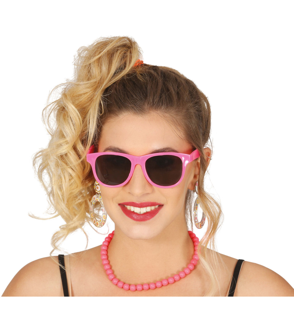 Brýle – neonově růžové