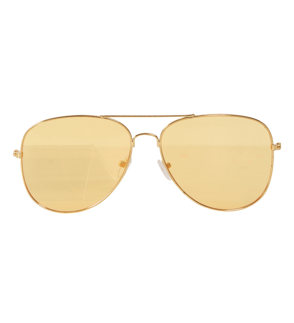 Retro brýle – žluté