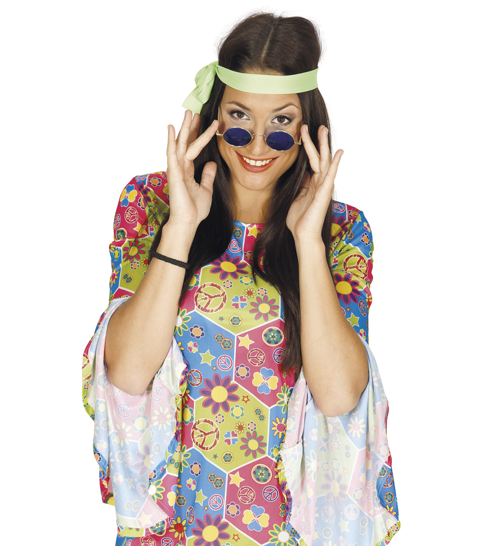Hippie brýle – modré