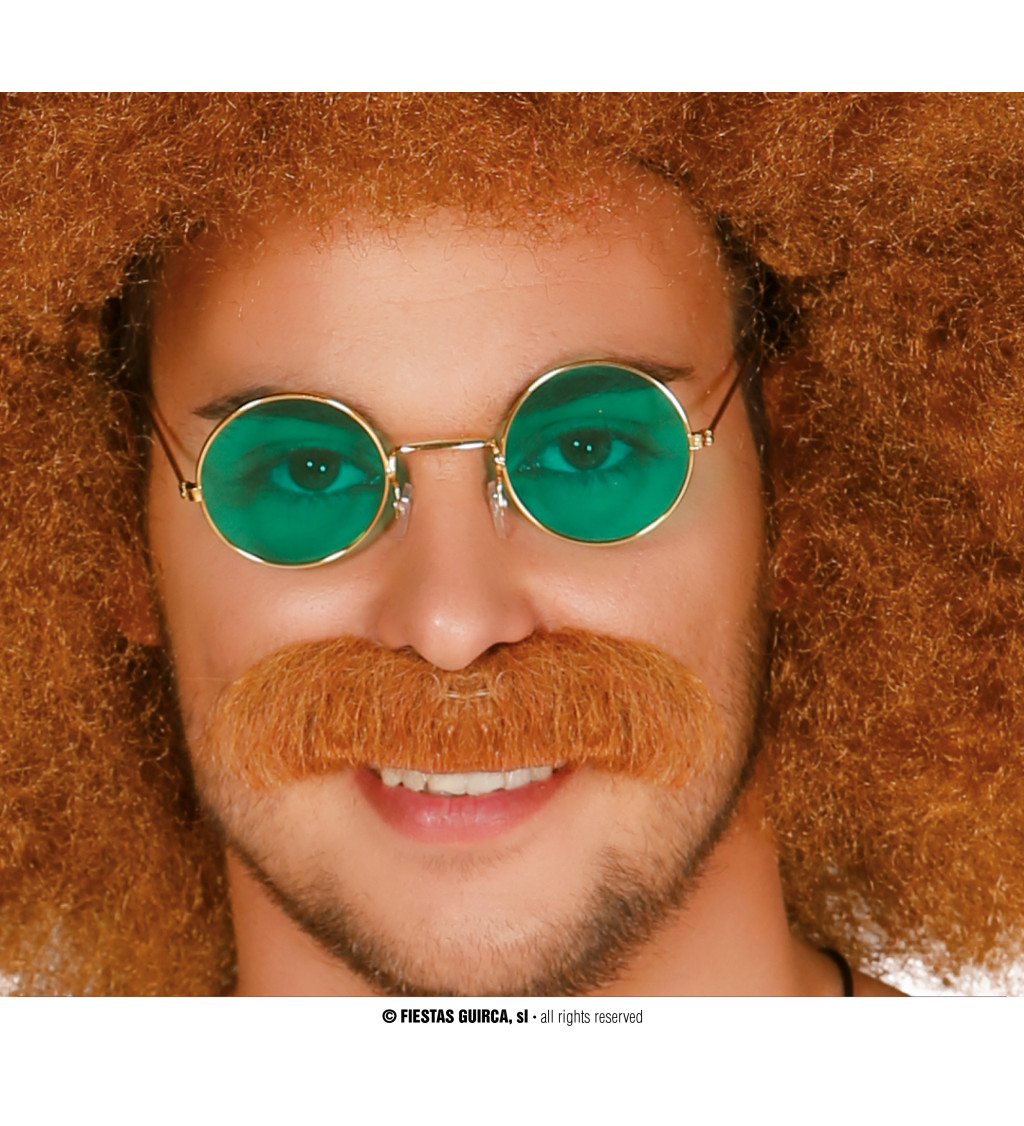 Hippie brýle – zelené