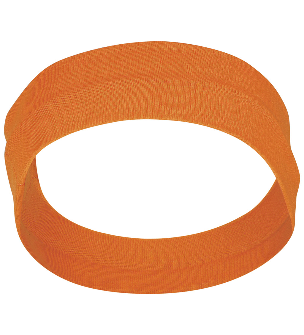 Retro čelenka – neonově oranžová
