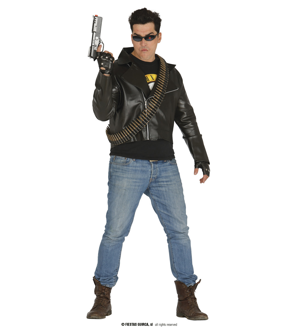 Pánský kostým motorkářské vesty