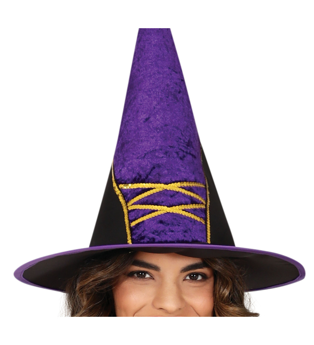 Dámský kostým fialové čarodějnice