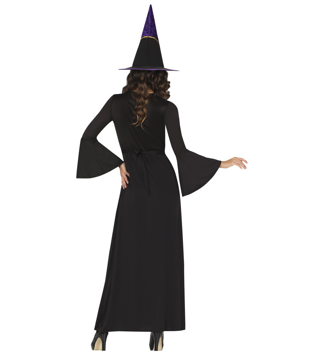Dámský kostým fialové čarodějnice