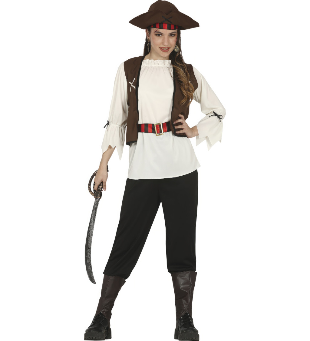 Dámský kostým královny pirátů