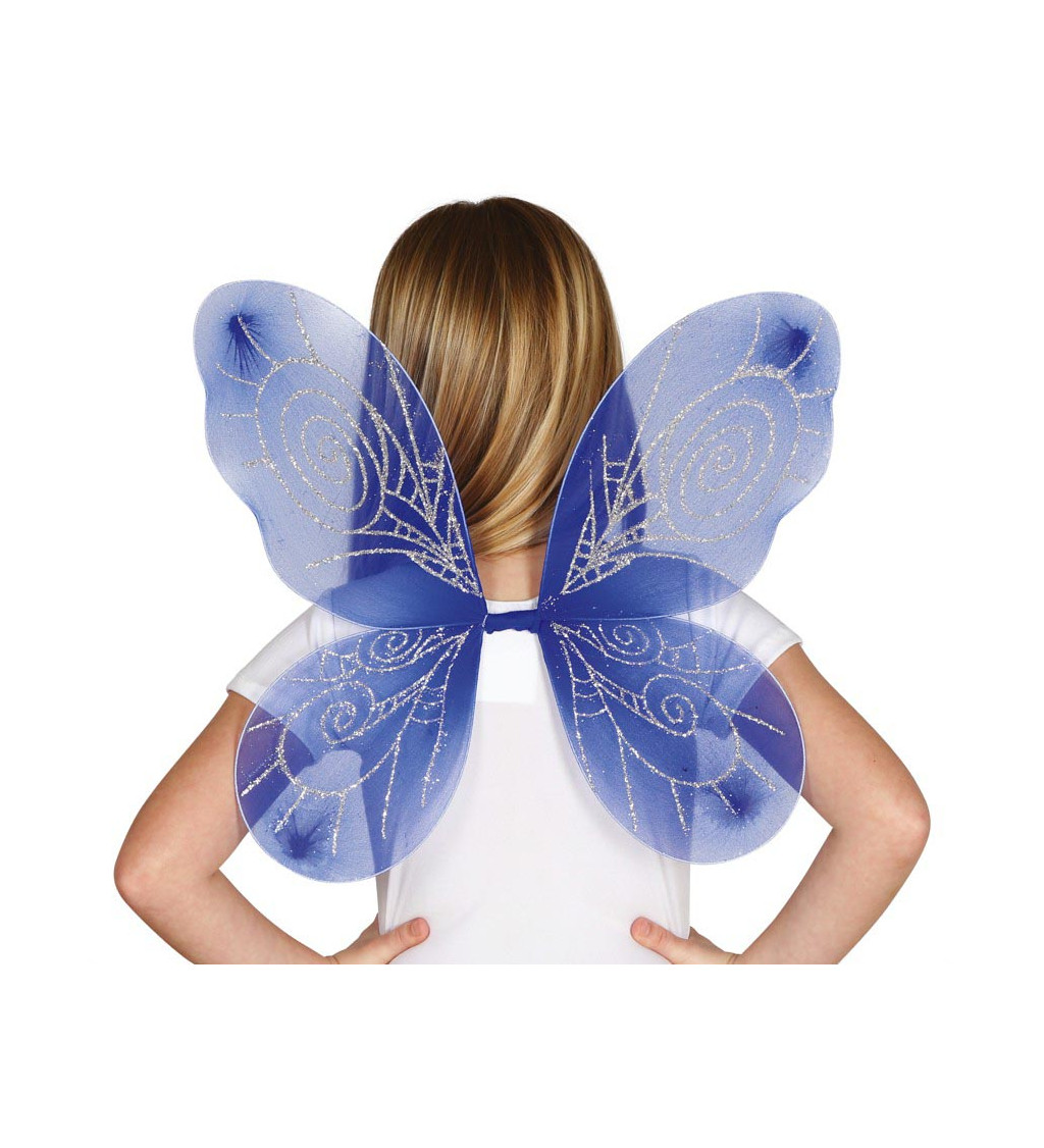 Dětská modrá křídla