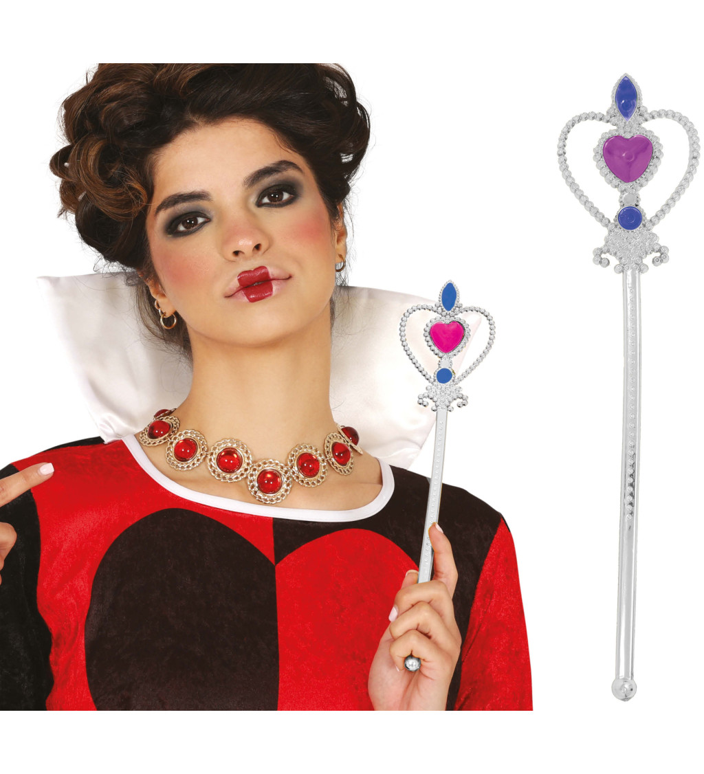 Královská hůlka se srdcem 30 cm