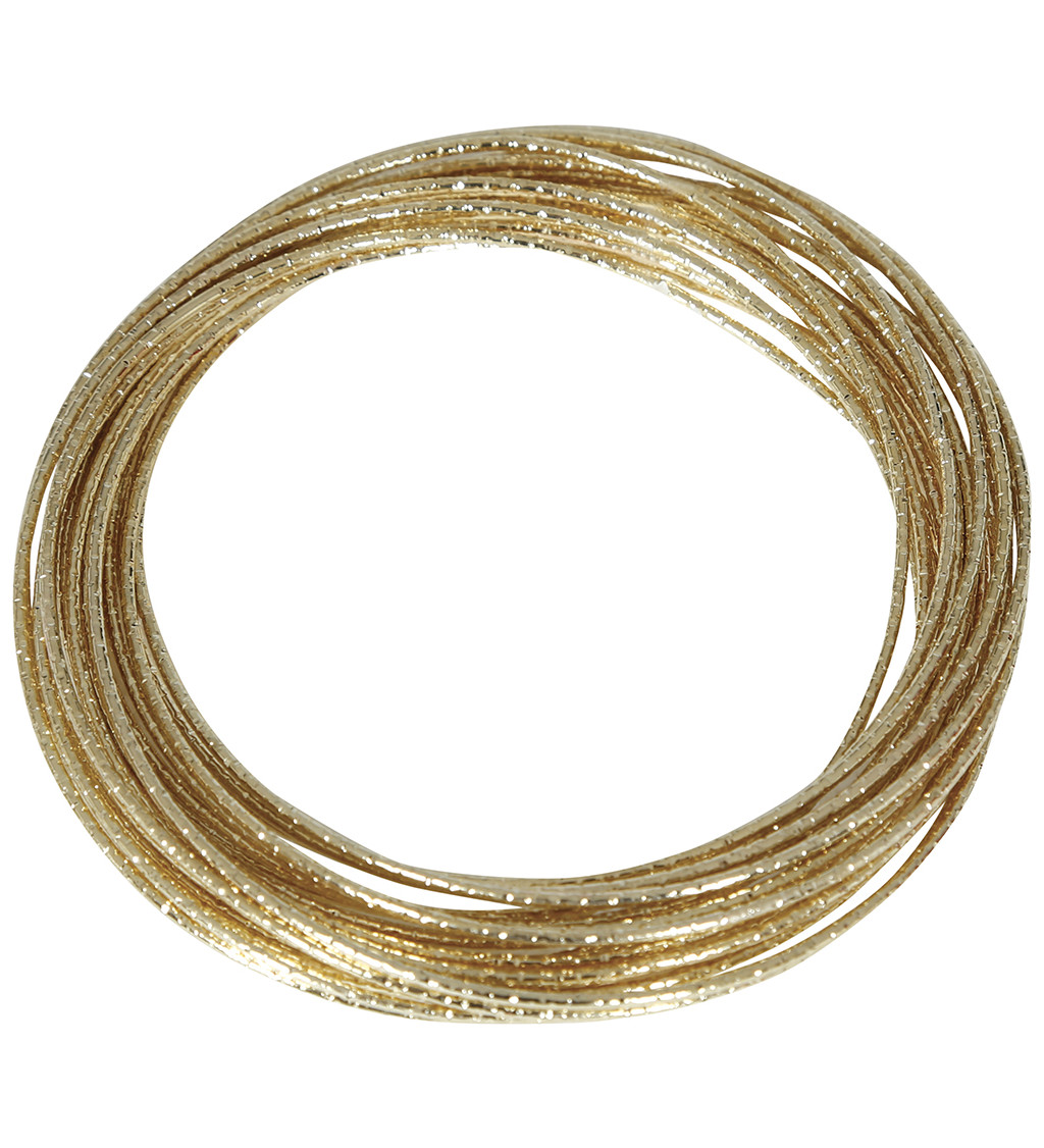 Zlatý náramek – kovový