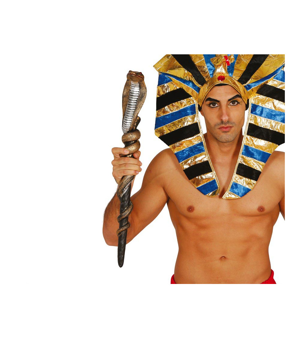 Žezlo s hadem pro faraona 63 cm