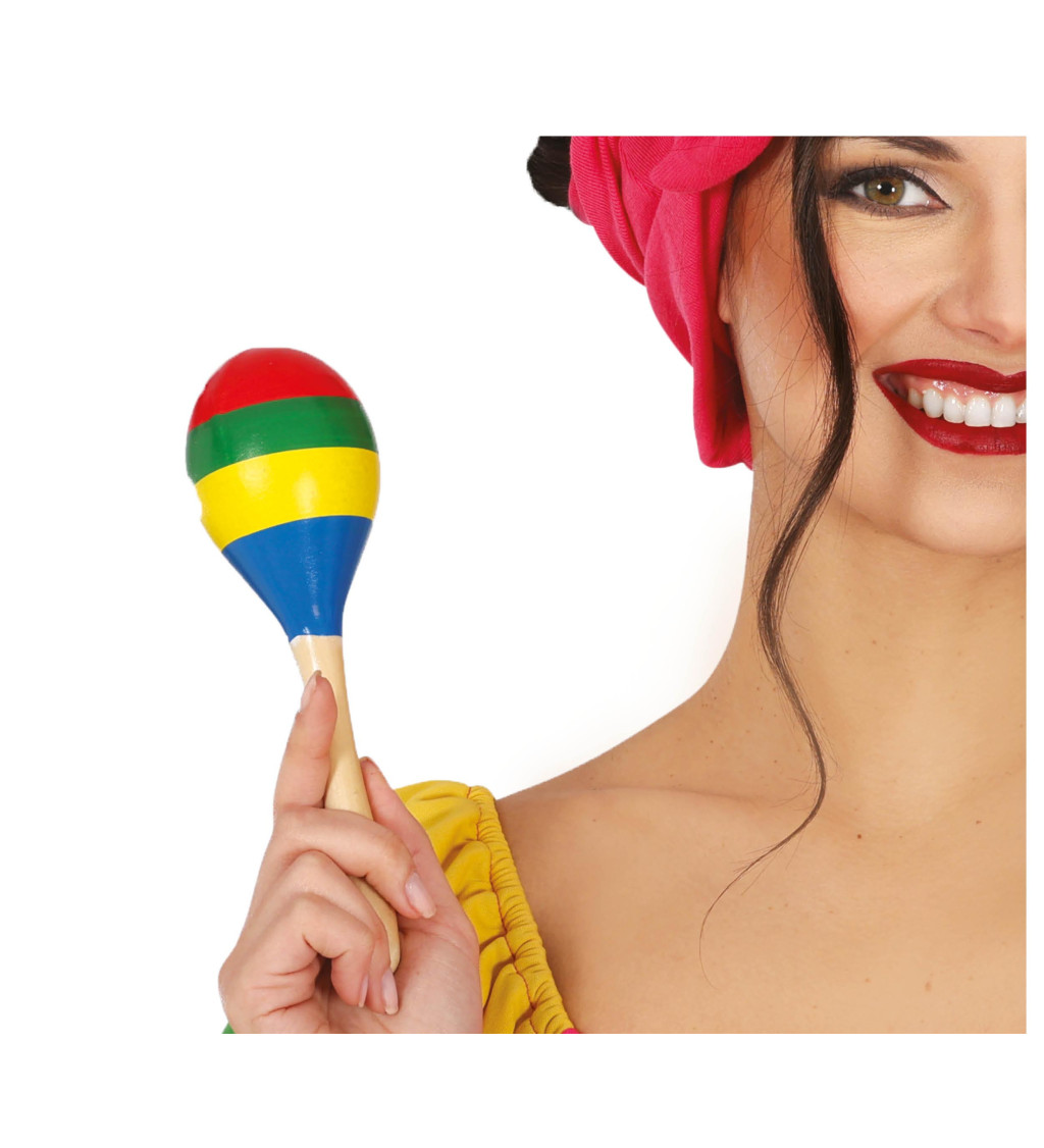 Barevné maracas 20 cm