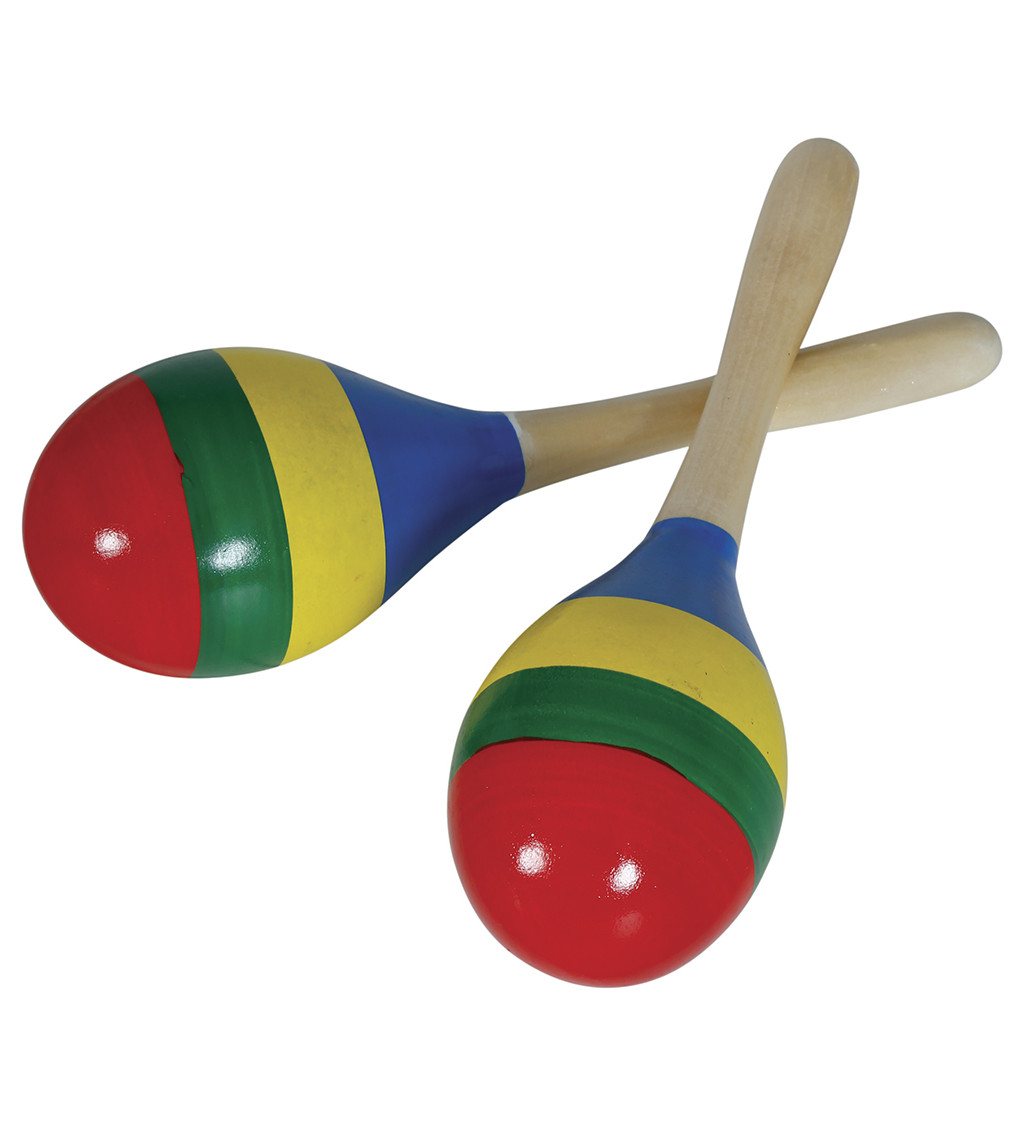 Barevné maracas 20 cm