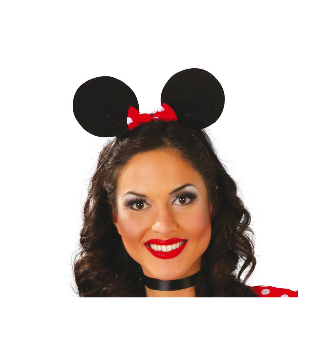 Čelenka – myška, černá