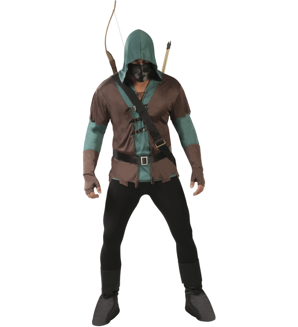 Pánský kostým hrdinského lukostřelce