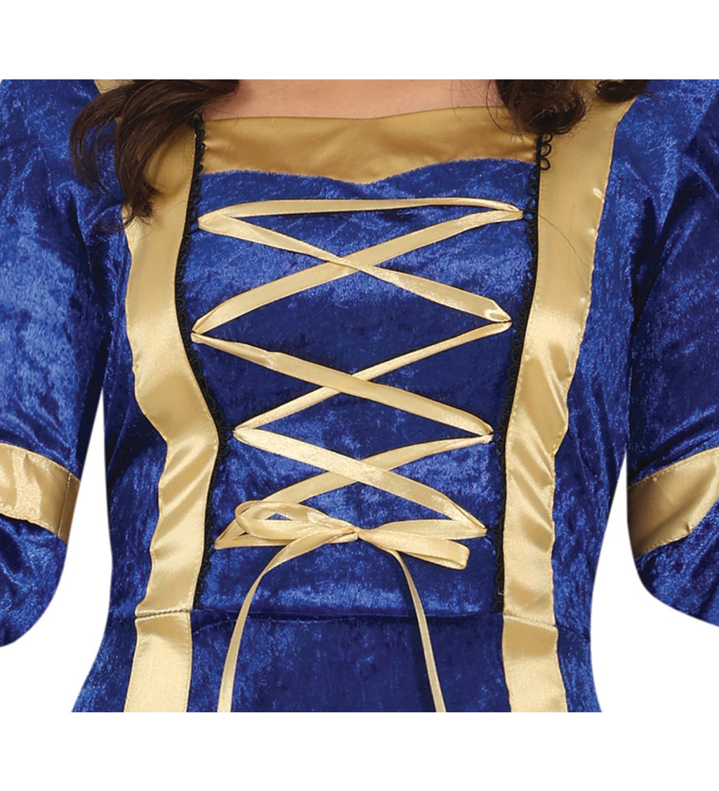 Dámský kostým elegantní Modrá dáma