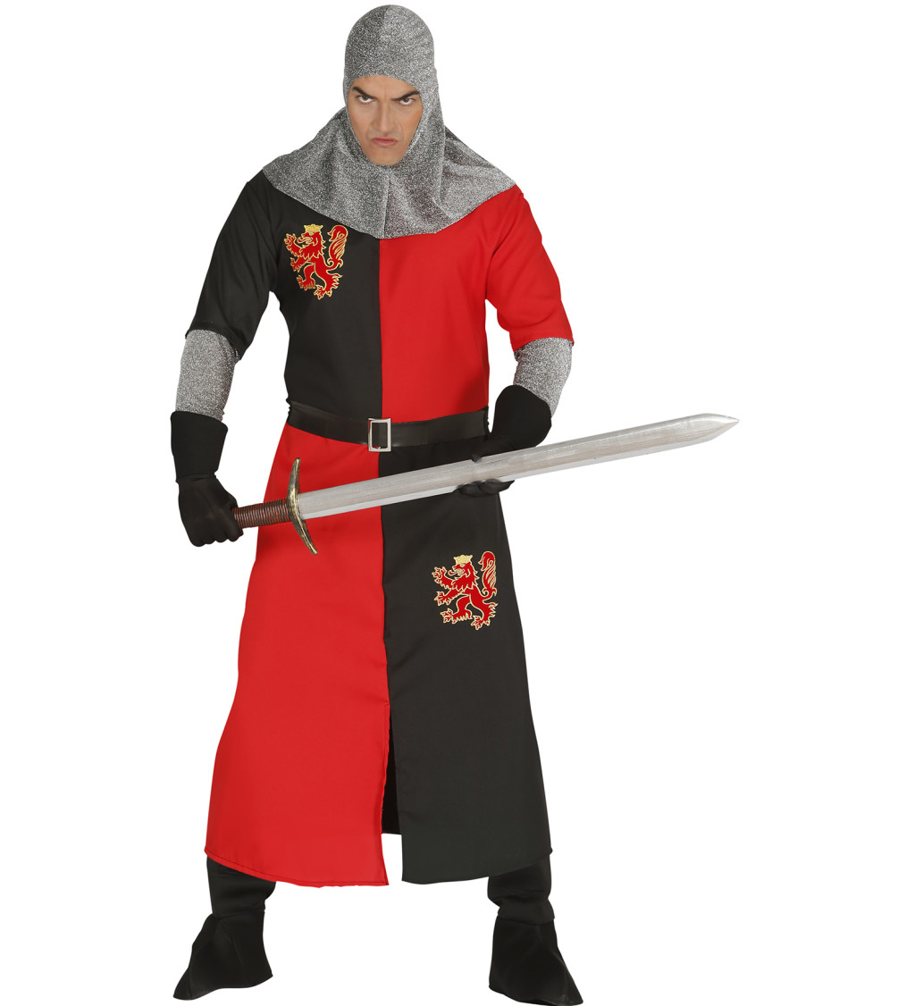 Pánský kostým odvážného středověkého rytíře